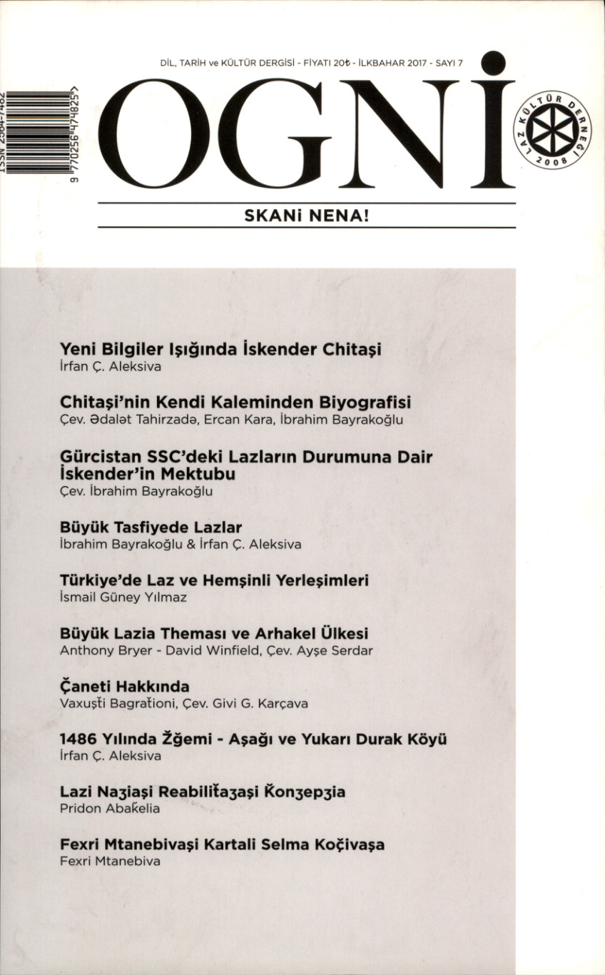 OGNİ - Sayı: 07